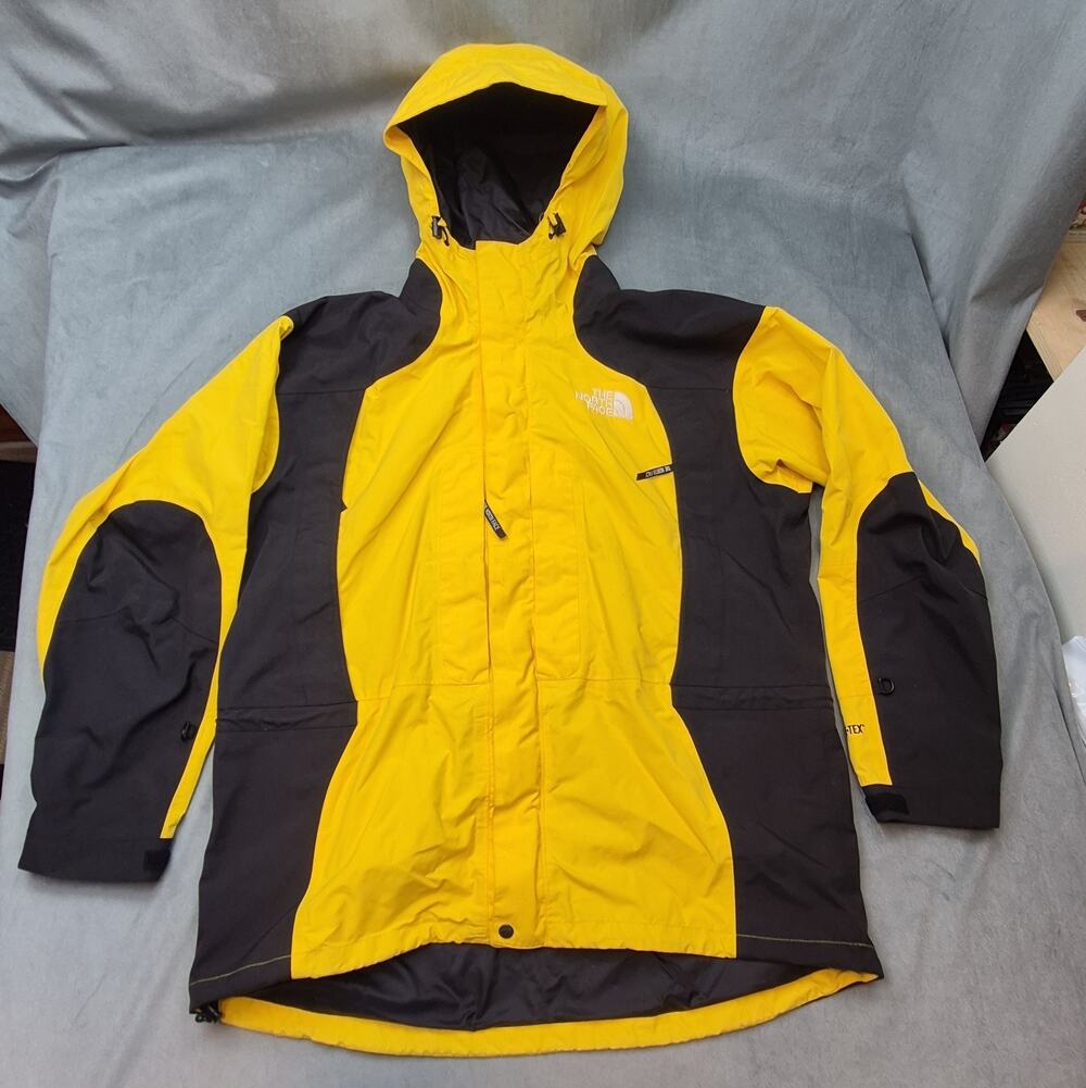 Vintage The North Face Gore-Tex Mountain Jacket Men's XXL Yellow Gorpcore 90's
